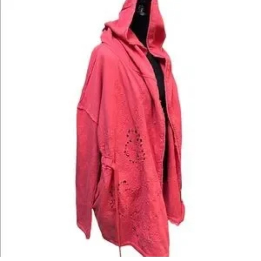 Orange Free People open cardigan with cool details in size medium